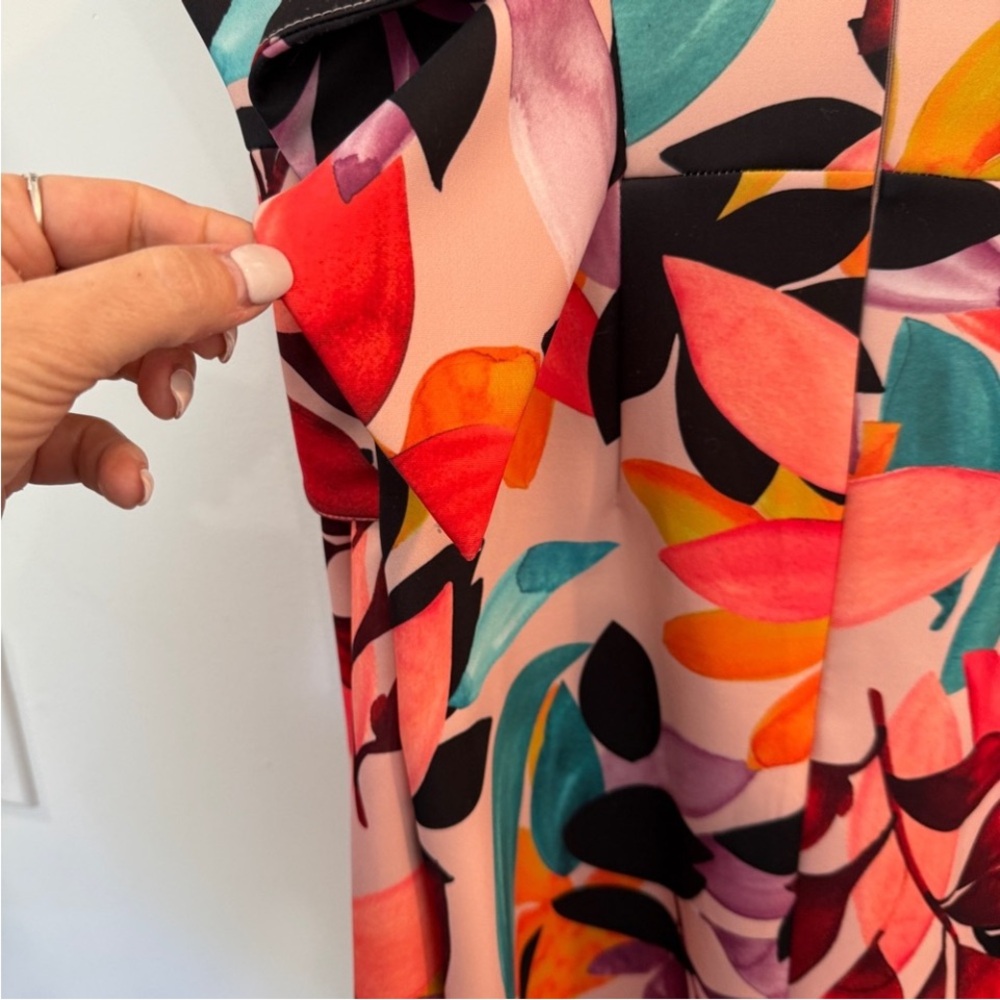 Alexia Admor Multicolor One-Shoulder Dress - Picture 5 of 13